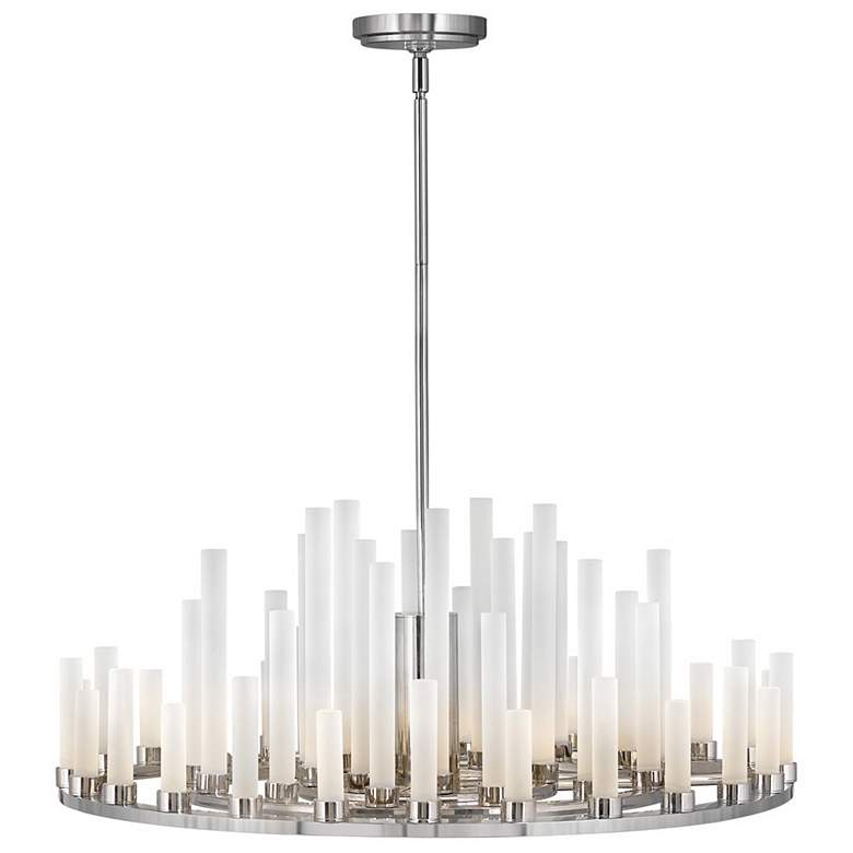 Image 1 Trinity 27 1/4 inch Wide Nickel Chandelier by Hinkley Lighting