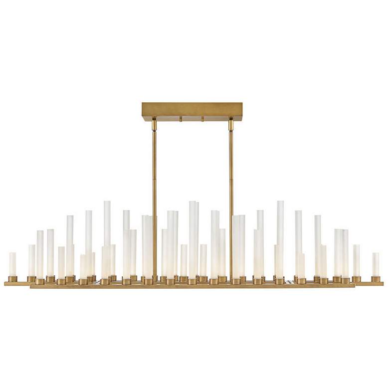 Image 1 Trinity 48"W Heritage Brass Chandelier by Hinkley Lighting