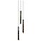 Trinity 6" Wide Polished Chrome LED Multi Light Pendant