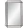 Trio Silver 23 1/2" x 36 1/2" 3-Layer Framed Wall Mirror