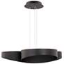 2_Triolet 6.13"H x 36"W 3-Light Pendant in Black more views