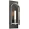 Triomphe 14.8"H Sterling Accented Oil Rubbed Bronze Sconce w/ Frosted 