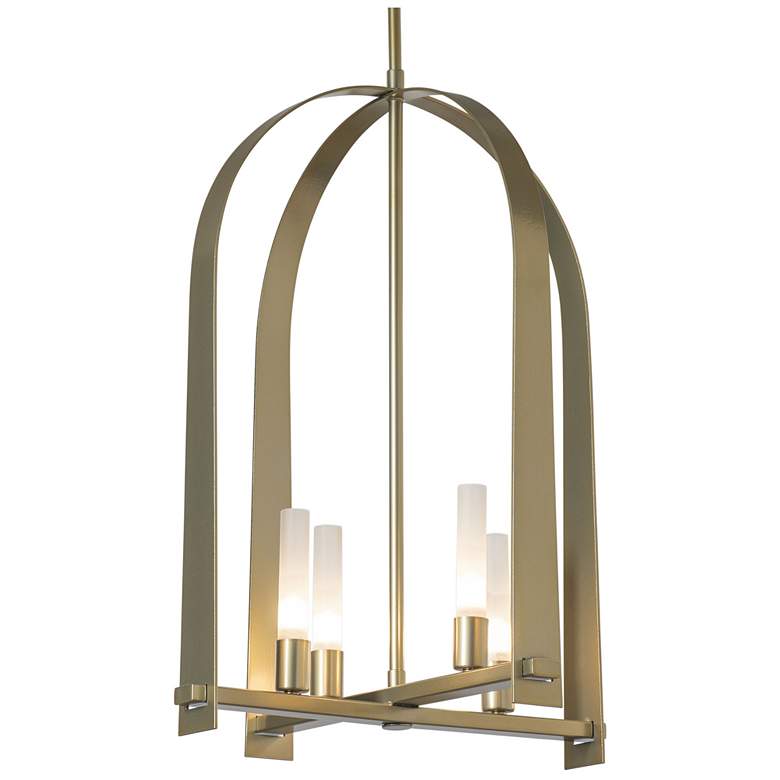 Image 1 Triomphe 17" Wide 4-Light Modern Brass Pendant