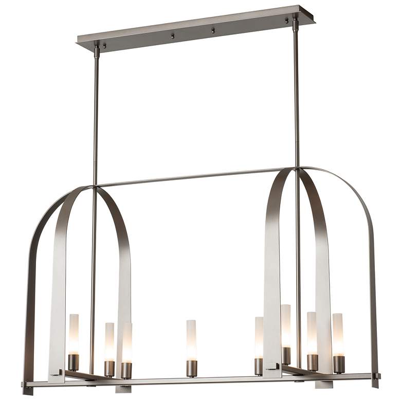 Image 1 Triomphe 17 inch Wide 9-Light Dark Smoke Linear Pendant