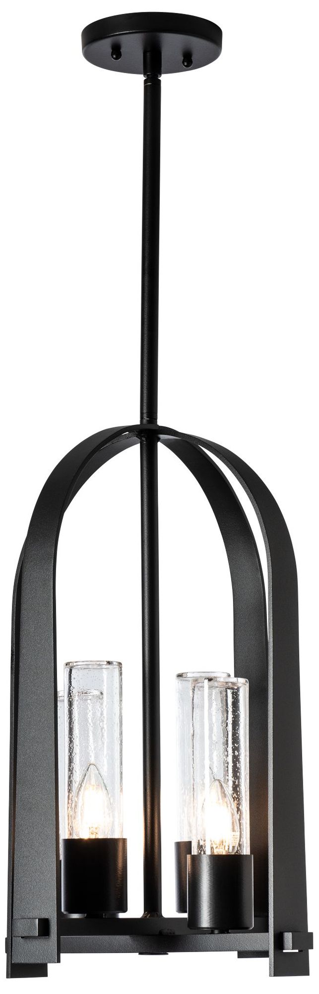Triomphe 19.5" Coastal Black Outdoor Lantern Clear Shad Made to Order