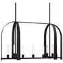 Triomphe 41" Wide Black 9-Light Linear Pendant