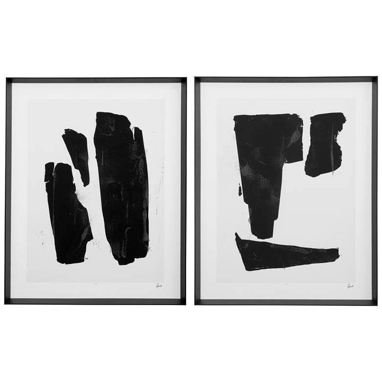 Image 1 Triple Block 31" x 39" Framed Print Set of 2