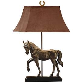 Image2 of Triple Crown Race Horse Table Lamp