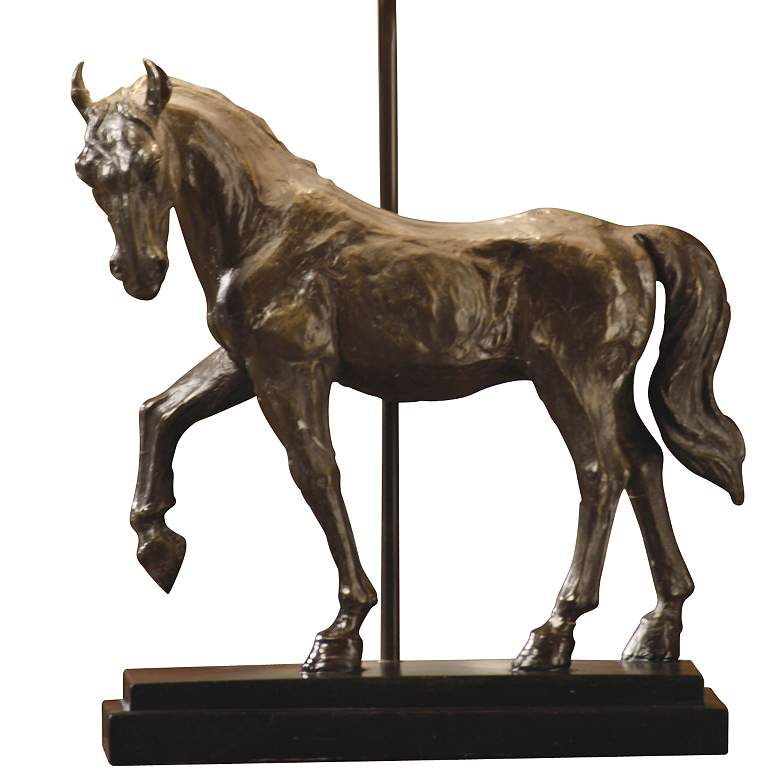 Image 4 Triple Crown Race Horse Table Lamp more views
