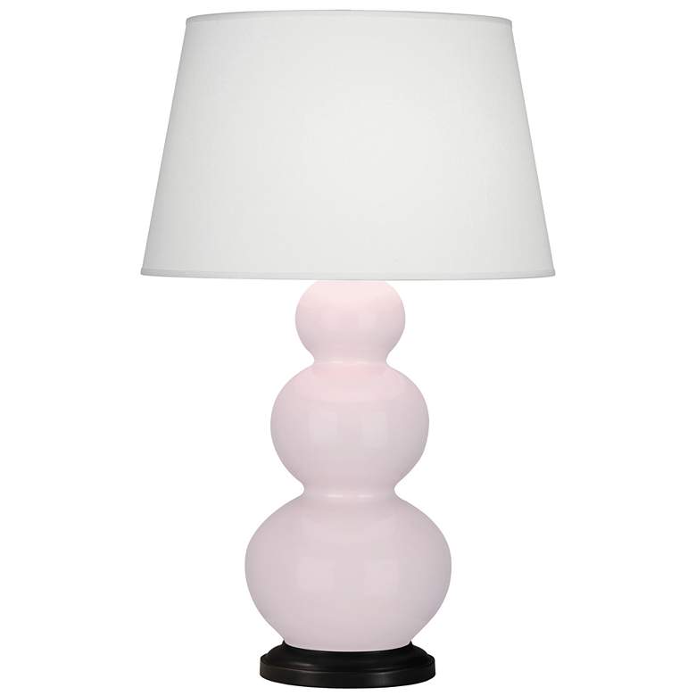 Image 1 Triple Gourd 32.75" High Rose Water Deep Patina Bronze Finish Table Lamp