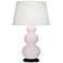 Triple Gourd 32.75" High Rose Water Deep Patina Bronze Finish Table Lamp