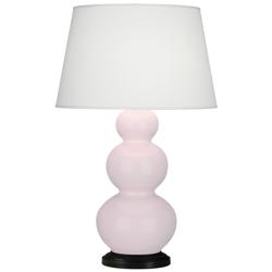 Triple Gourd 32.75" High Rose Water Deep Patina Bronze Finish Table Lamp