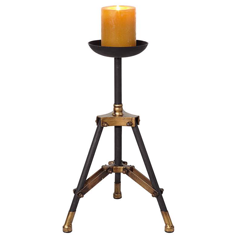Image 1 Tripod Metal 16 inch High Candle Holder