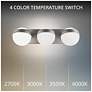 2_Tripoli 4.38"H x 20"W 3-Light Bath Vanity & Wall Light in Brushed Nickel more views
