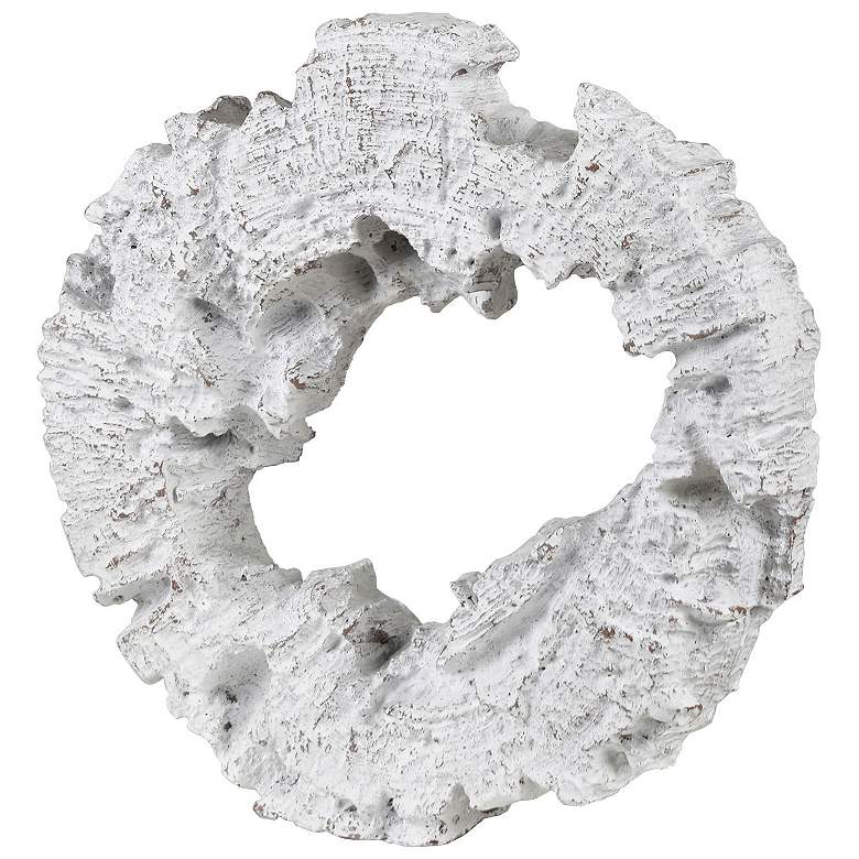 Image 1 Tripp 2 White Washed Resin Wall Decor