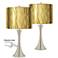 Trish Touch Table Lamps with Gold Shades by Inspire Me Home - Set of 2