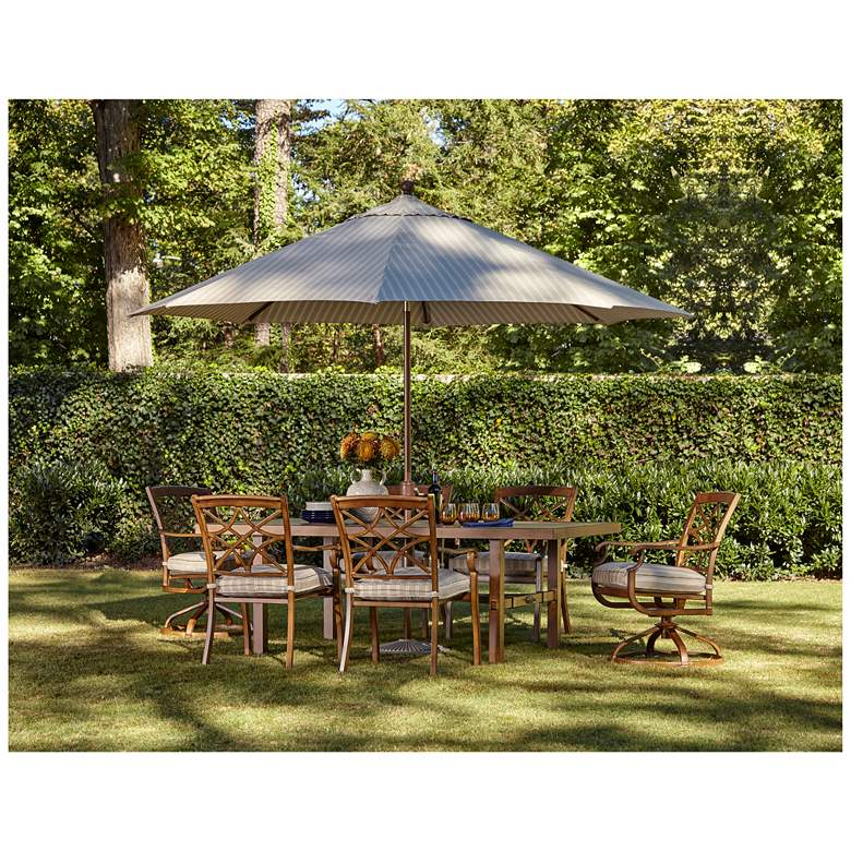 Image 1 Trisha Yearwood 7-Piece Outdoor Dining Set with Umbrella