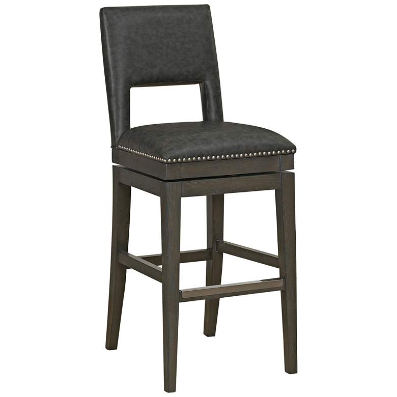 Image 1 Tristan 30" Cadet Bonded Leather Swivel Barstool