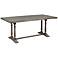 Tristan 75 1/2" Wide Reclaimed Gray Wood Dining Table