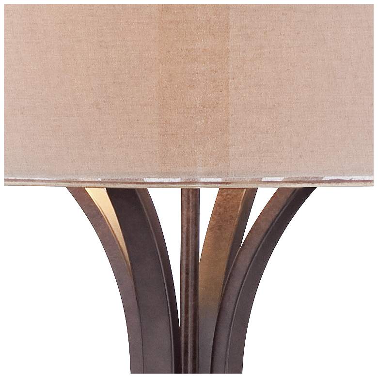 Image 4 Tristan Deep Bronze Floor Lamp with Smart Socket more views