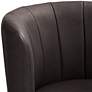 3_Triton Brown Faux Leather Swivel Adjustable Stools Set of 2 more views