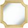 Trixie Gold Leaf 39 1/2" Square Cut Corner Wall Mirror