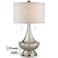 Trixie Mercury Glass Table Lamp with USB Workstation Base