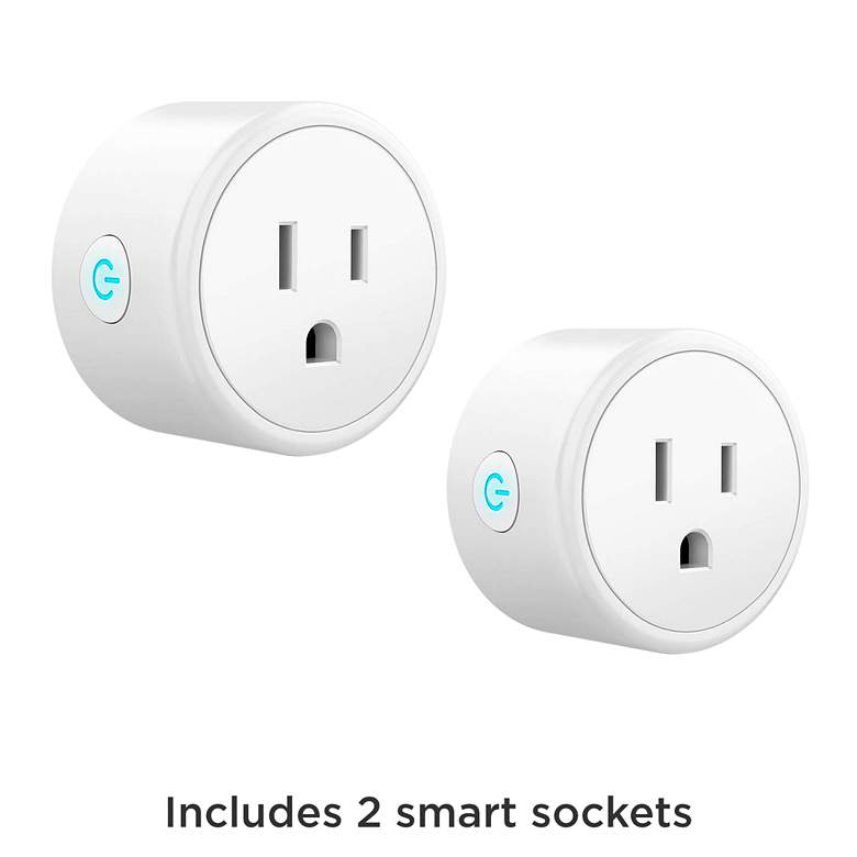 Image 5 Trixie Nickel Plug-In Wall Lamps Set of 2 w/ Smart Socket more views