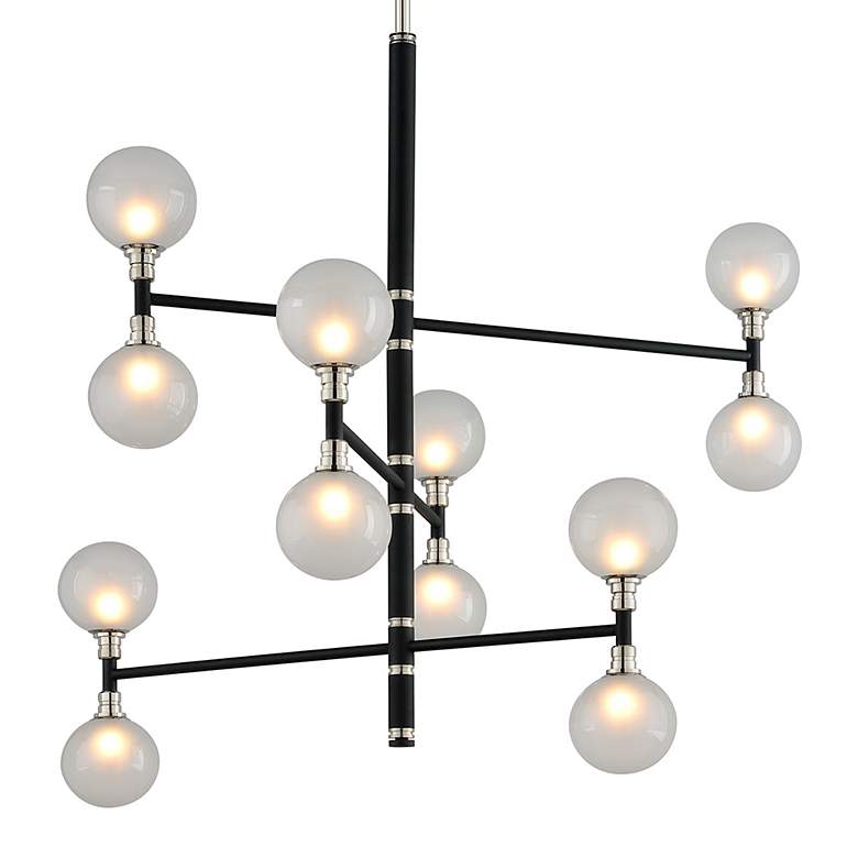 Image 1 Tro9y Andromeda 12-Light Carbide Black and Nickel Pendant