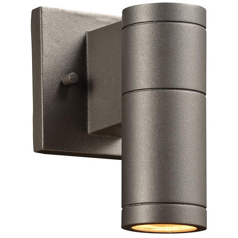 Image 1 Troll-I 7 1/2" High Bronze Outdoor Wall Light