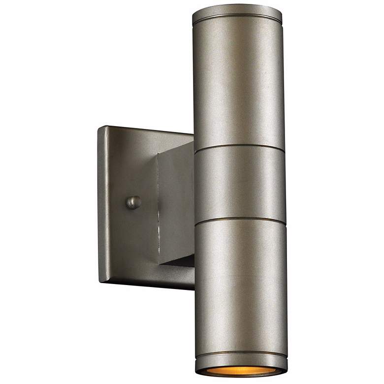 Image 1 Troll-II 10" High Bronze Outdoor Wall Light
