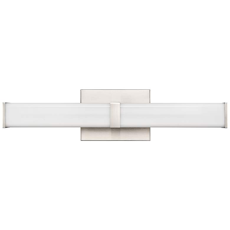 Image 1 Tron 18" Wide Brushed Nickel LED Vanity Bath Light
