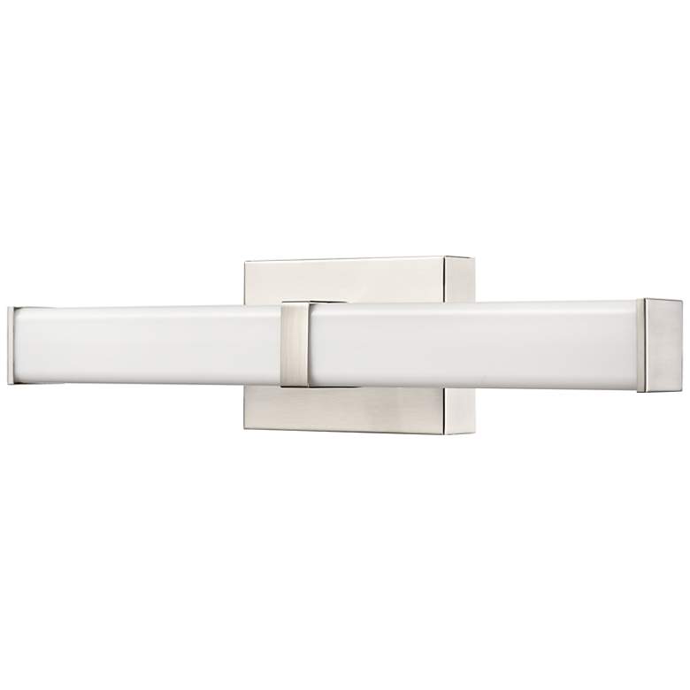 Image 2 Tron 18" Wide Brushed Nickel LED Vanity Bath Light more views