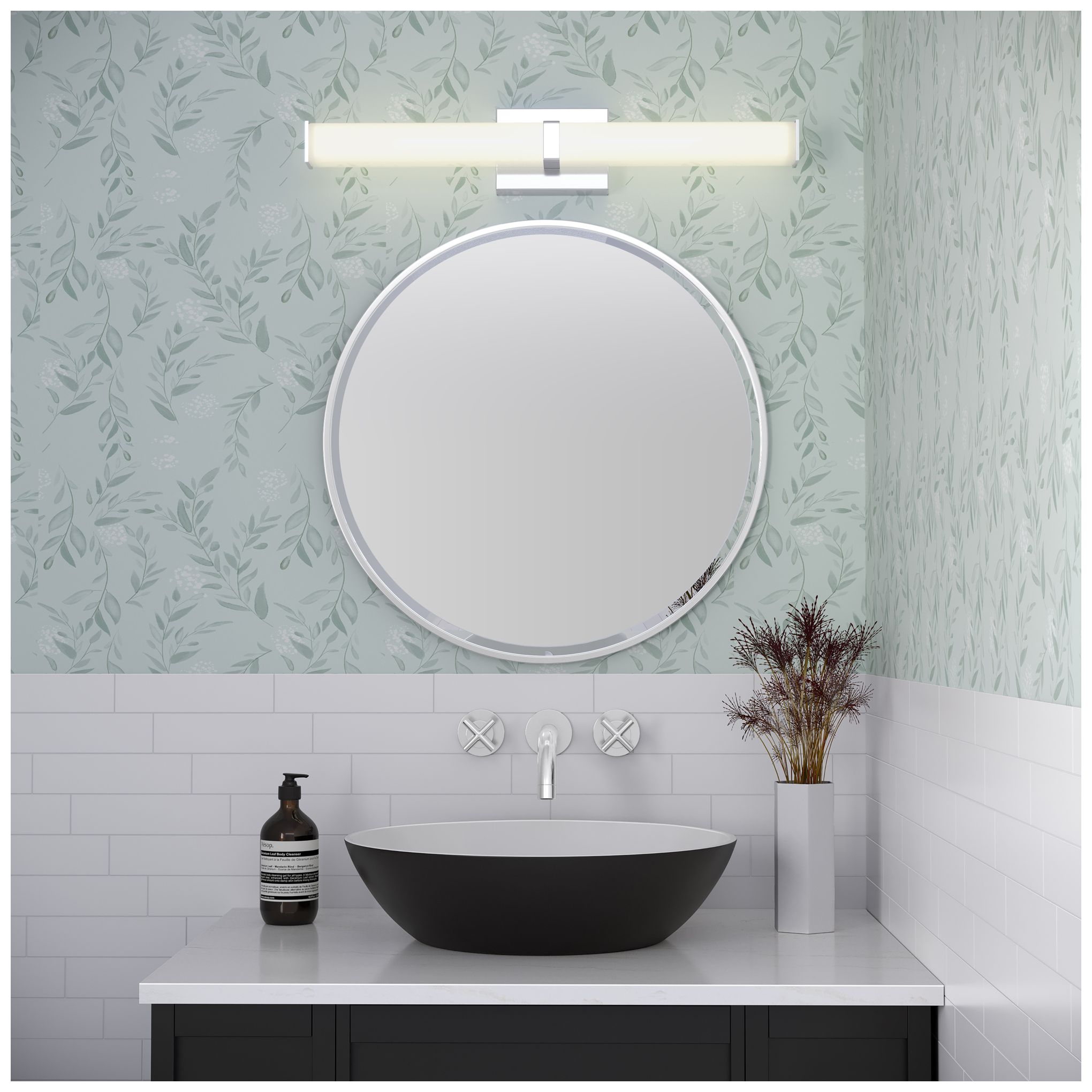 Image 7 Tron 24" Bathroom Vanity LED Bath Bar in Chrome more views