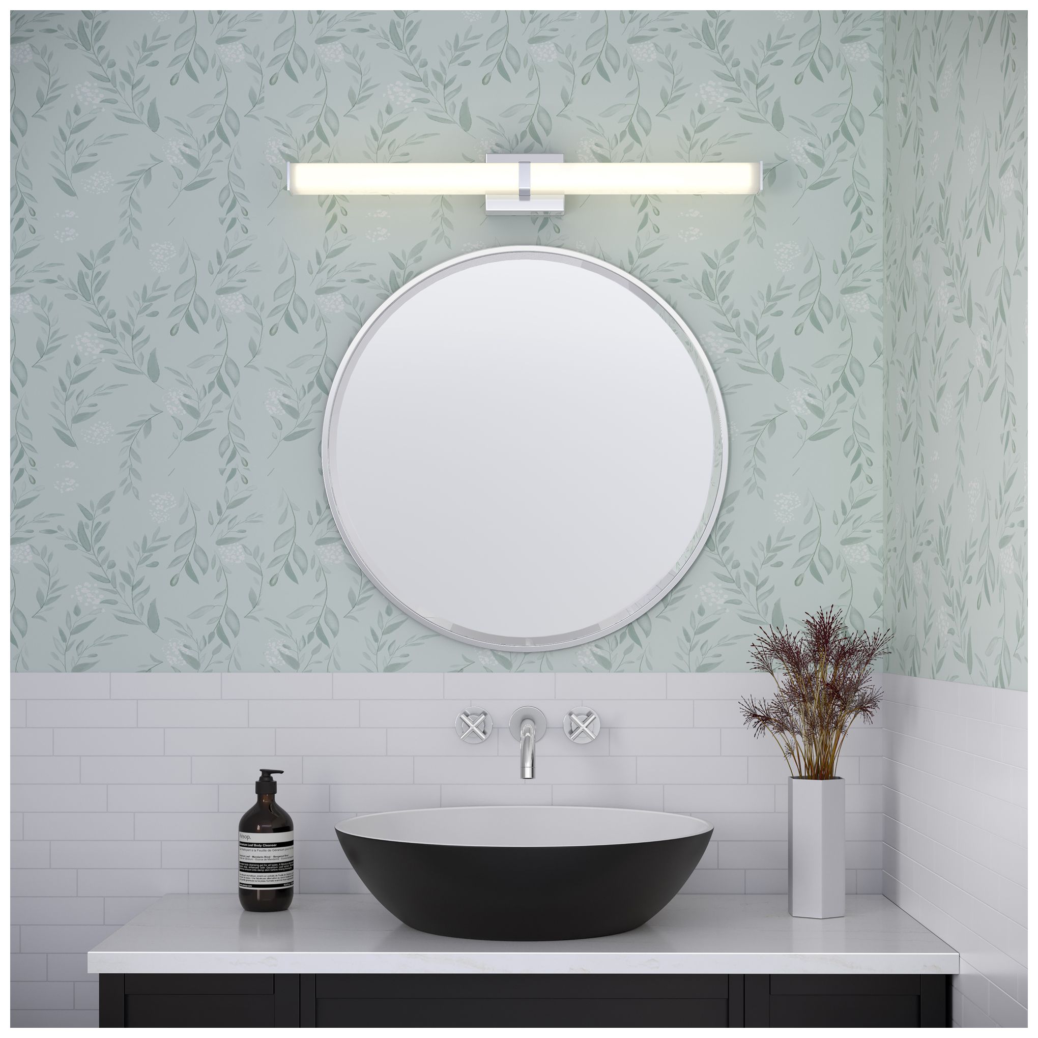 Image 7 Tron 36" Bathroom Vanity LED Bath Bar in Chrome more views