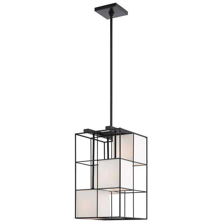 Image 1 Trondheim 4 Light Black Pendant Chandelier