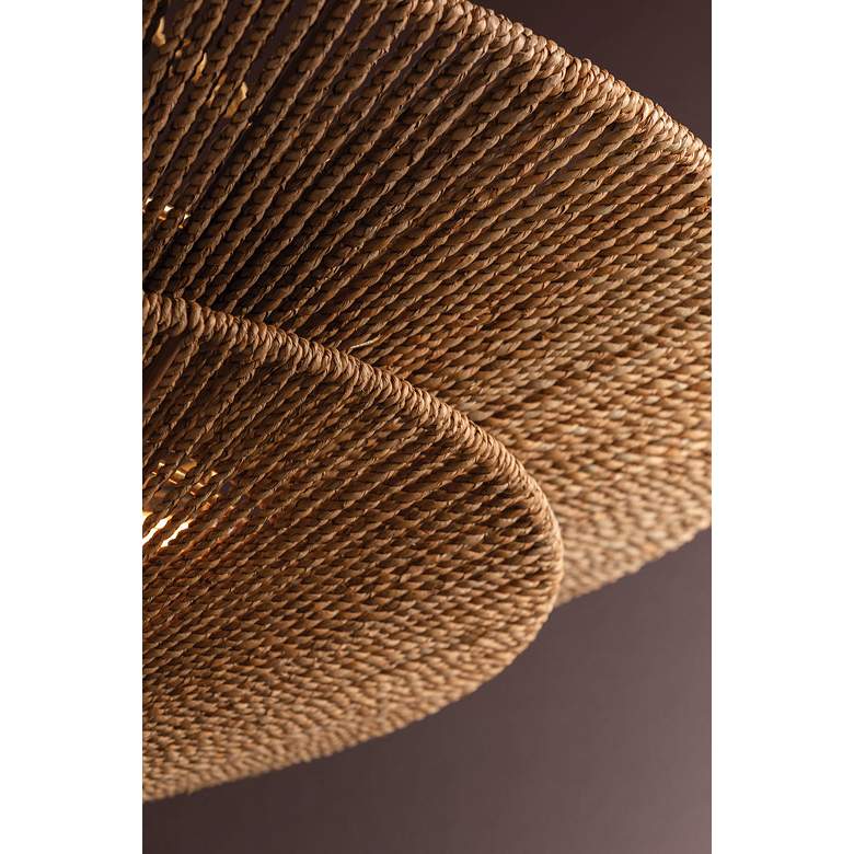 Image 7 Tropea Gold Leaf 6 Light Pendant more views