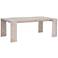 Tropea Natural Gray Wood Rectangular Extension Dining Table