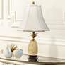Tropic Pineapple Brass 20" High Table Lamp with White Shade