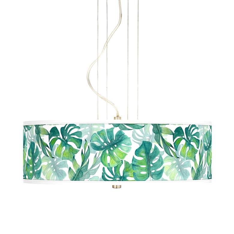 Image 1 Tropica 20" Wide 3-Light Pendant Chandelier