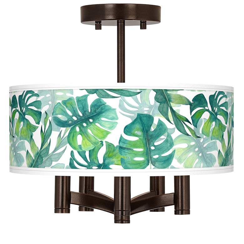 Image 1 Tropica Ava 5-Light Bronze Ceiling Light