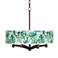 Tropica Ava 6-Light Bronze Pendant Chandelier