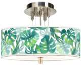 Tropica Giclee 14&quot; Wide Ceiling Light