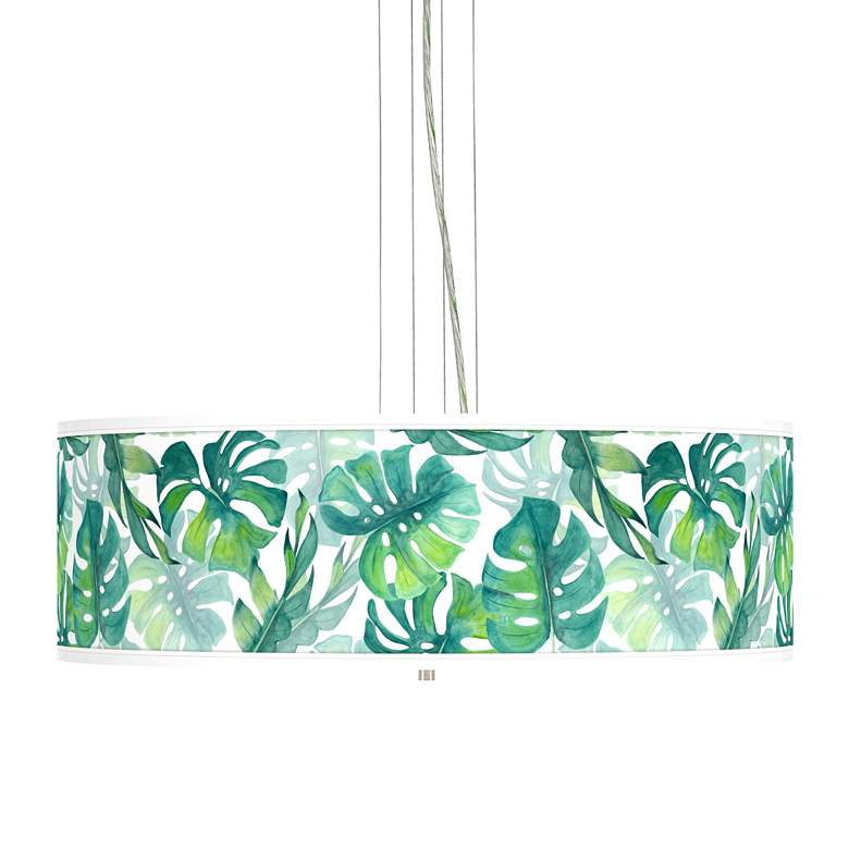 Image 1 Tropica Giclee 24" Wide 4-Light Pendant Chandelier