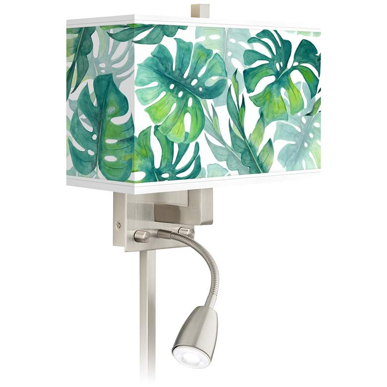 Image 1 Tropica Giclee Glow LED Reading Light Plug-In Sconce
