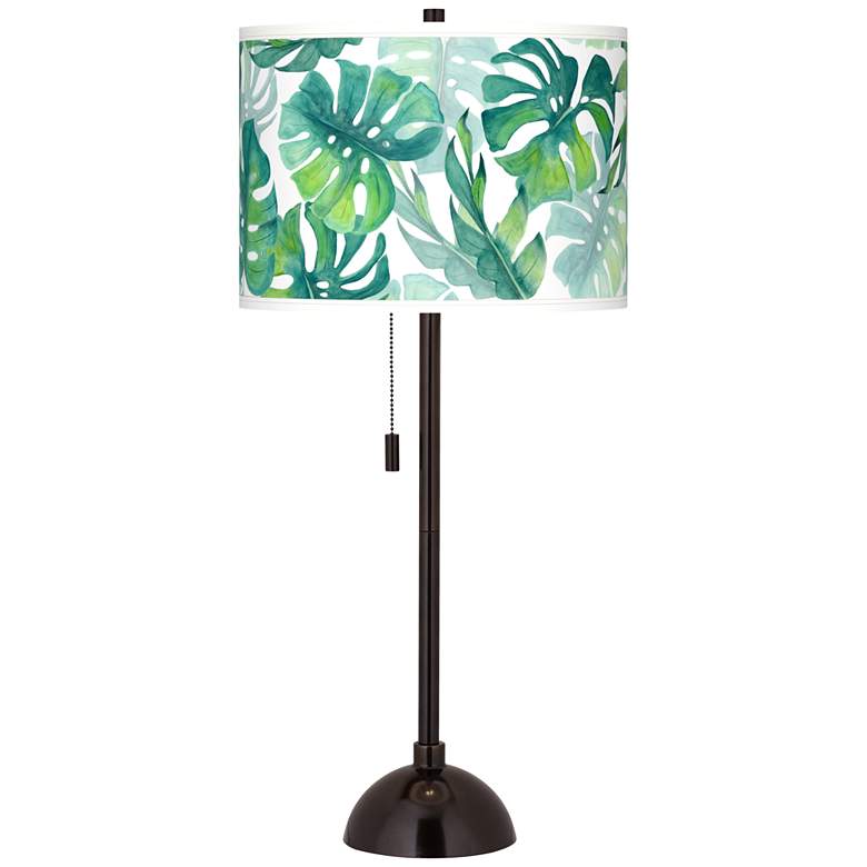 Image 1 Tropica Giclee Glow Tiger Bronze Club Table Lamp
