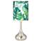 Tropica Giclee Modern Tropical Droplet Table Lamp