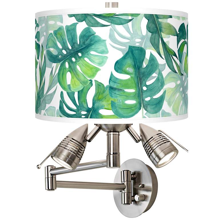 Image 1 Tropica Giclee Plug-In Swing Arm Wall Lamp
