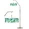 Tropica Giclee Shade Arc Floor Lamp