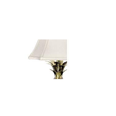 Tropical Brass 21" Off-White Shade Pineapple Table Lamp